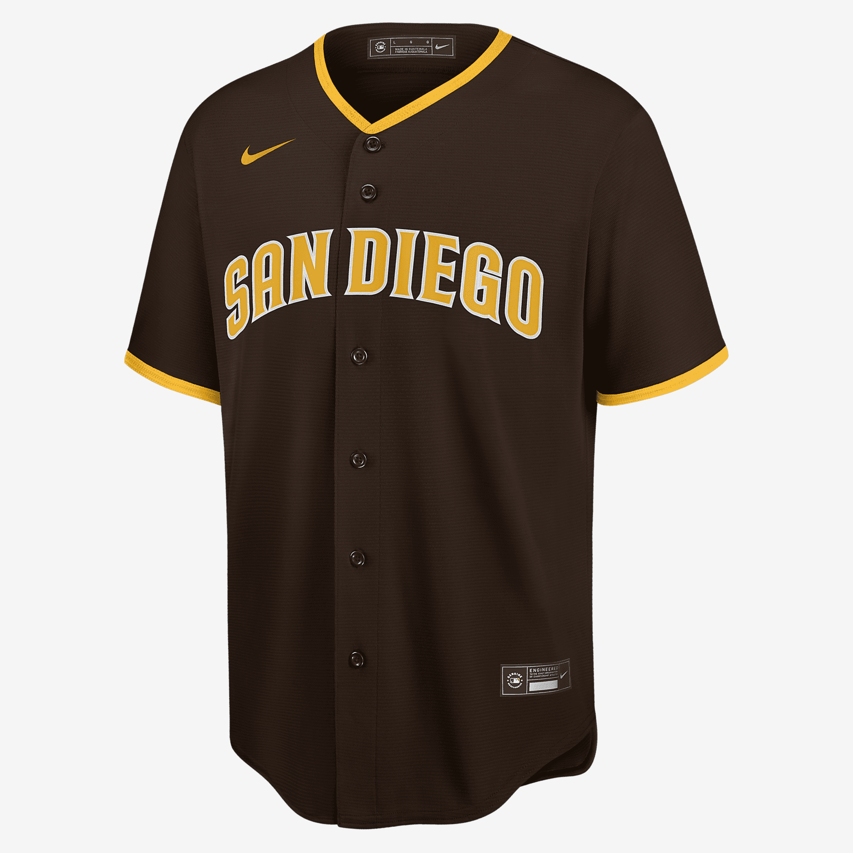 MLB San Diego Padres (Fernando Tatis Jr.) Men's Replica Baseball Jersey - Brown