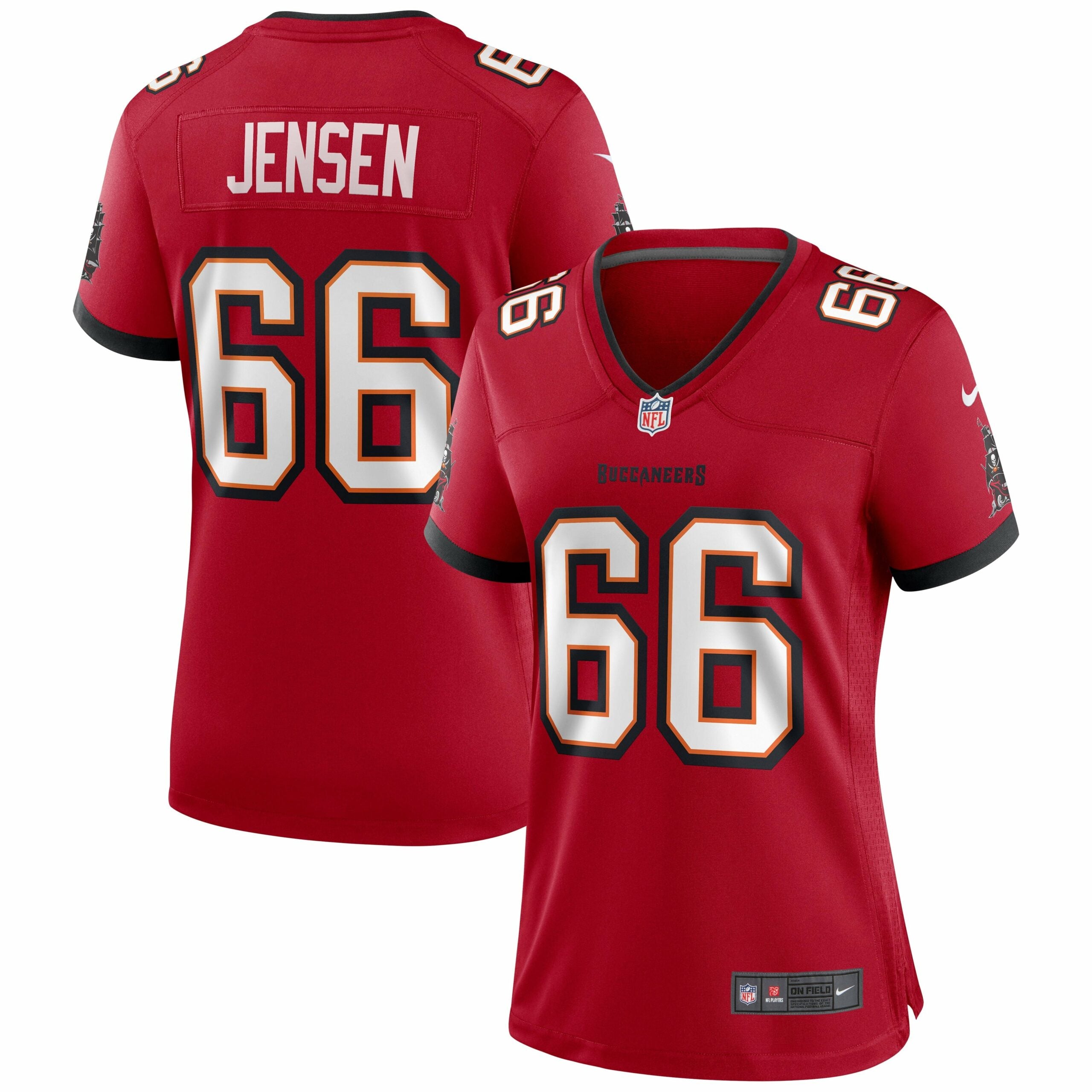 Women s Nike Ryan Jensen Red Tampa Bay Buccaneers Game Jersey