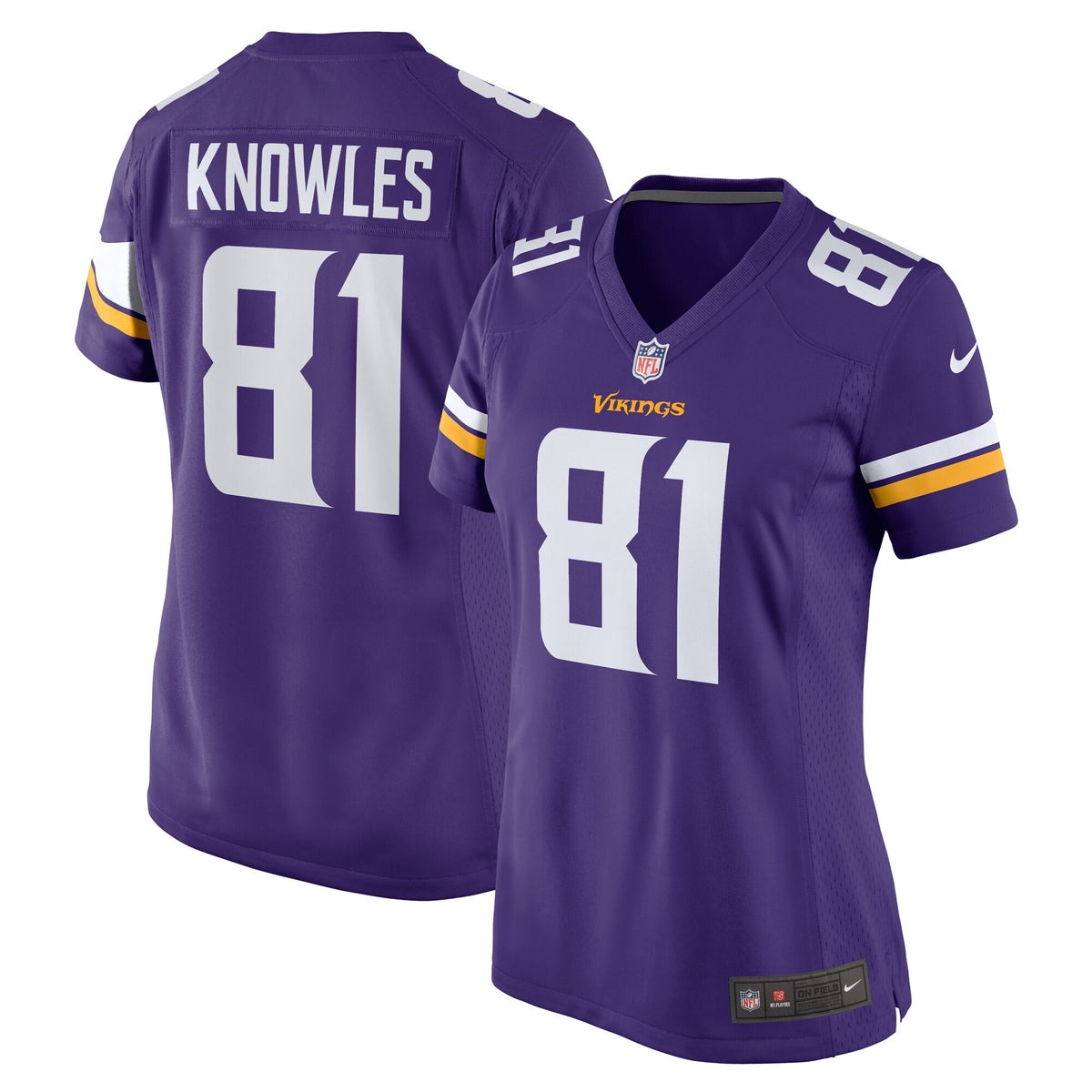 Malik Knowles Minnesota Vikings Nike Women s Team Game Jersey    Purple