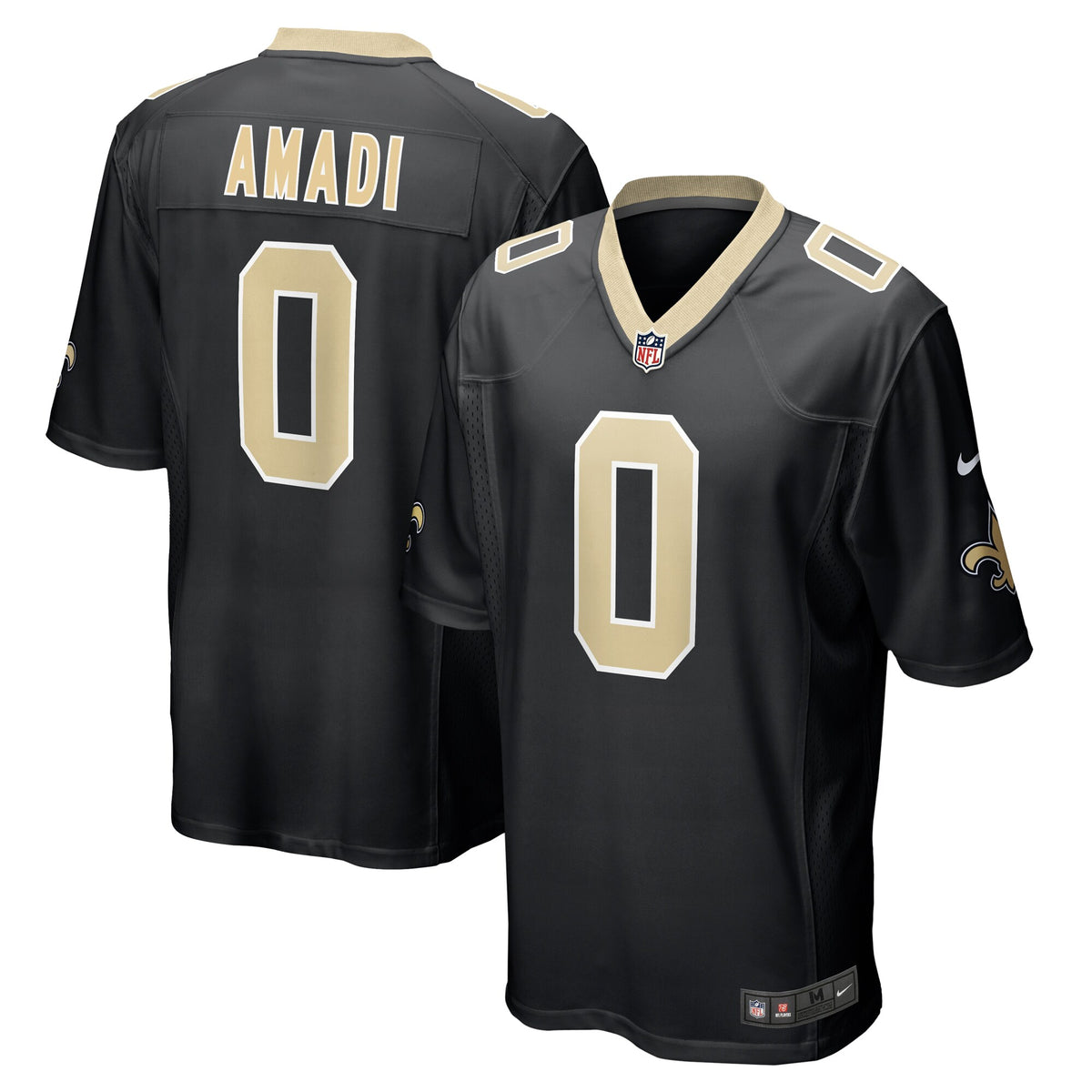 Ugo Amadi New Orleans Saints Nike Team Game Jersey    Black