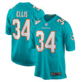 Tino Ellis Miami Dolphins Nike Home Game Player Jersey   Aqua