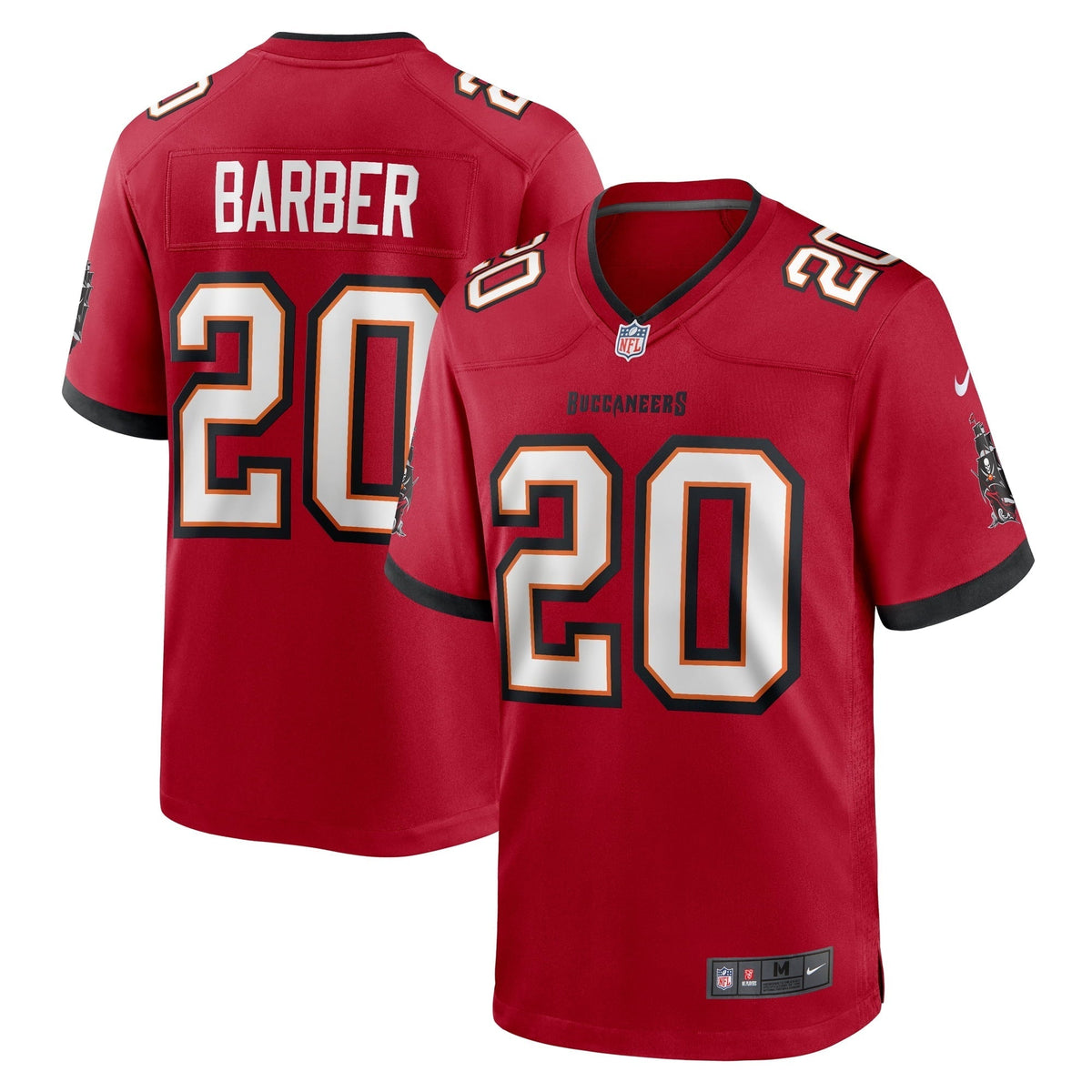 Men s Nike Ronde Barber Red Tampa Bay Buccaneers Retired Player Game Jersey