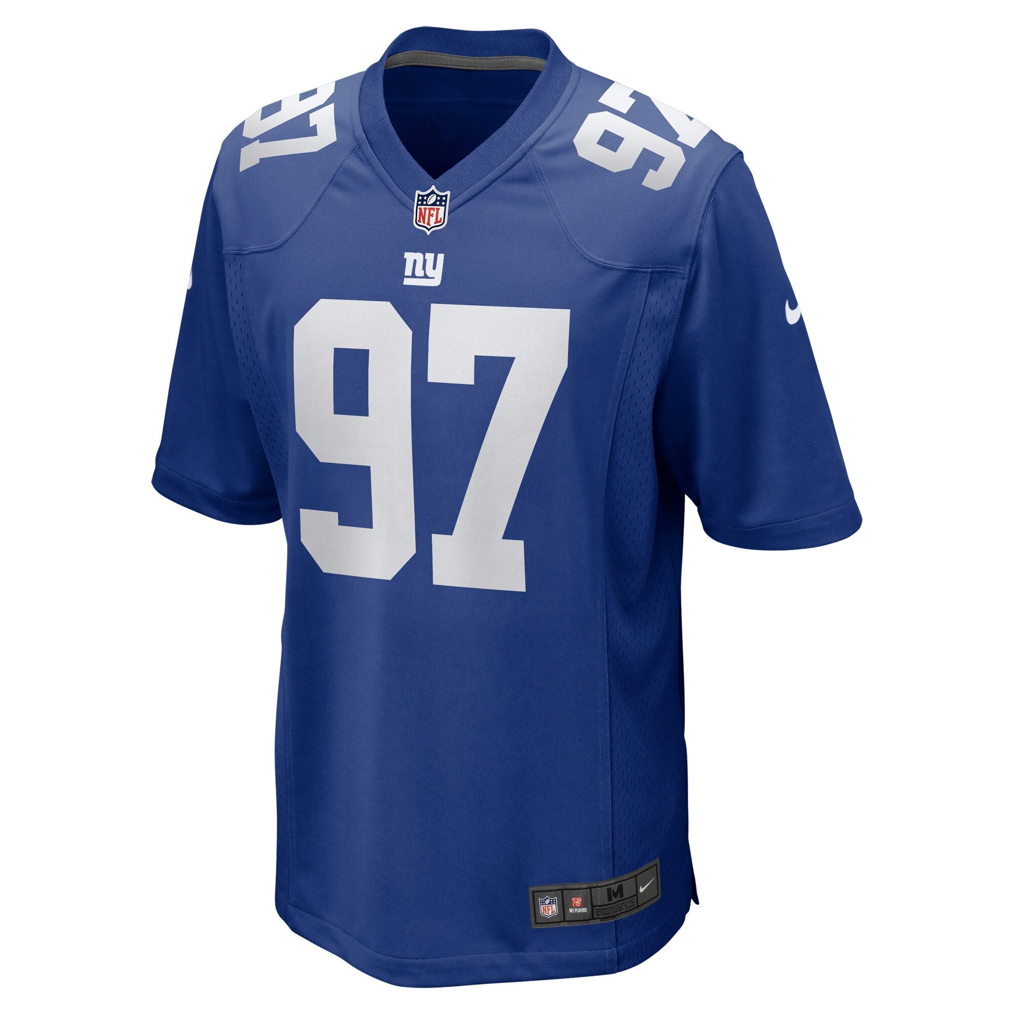 Men s Nike Dexter Lawrence II Royal New York Giants Team Game Player Jersey