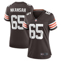 Women s Nike Elijah Nkansah Brown Cleveland Browns Game Player Jersey