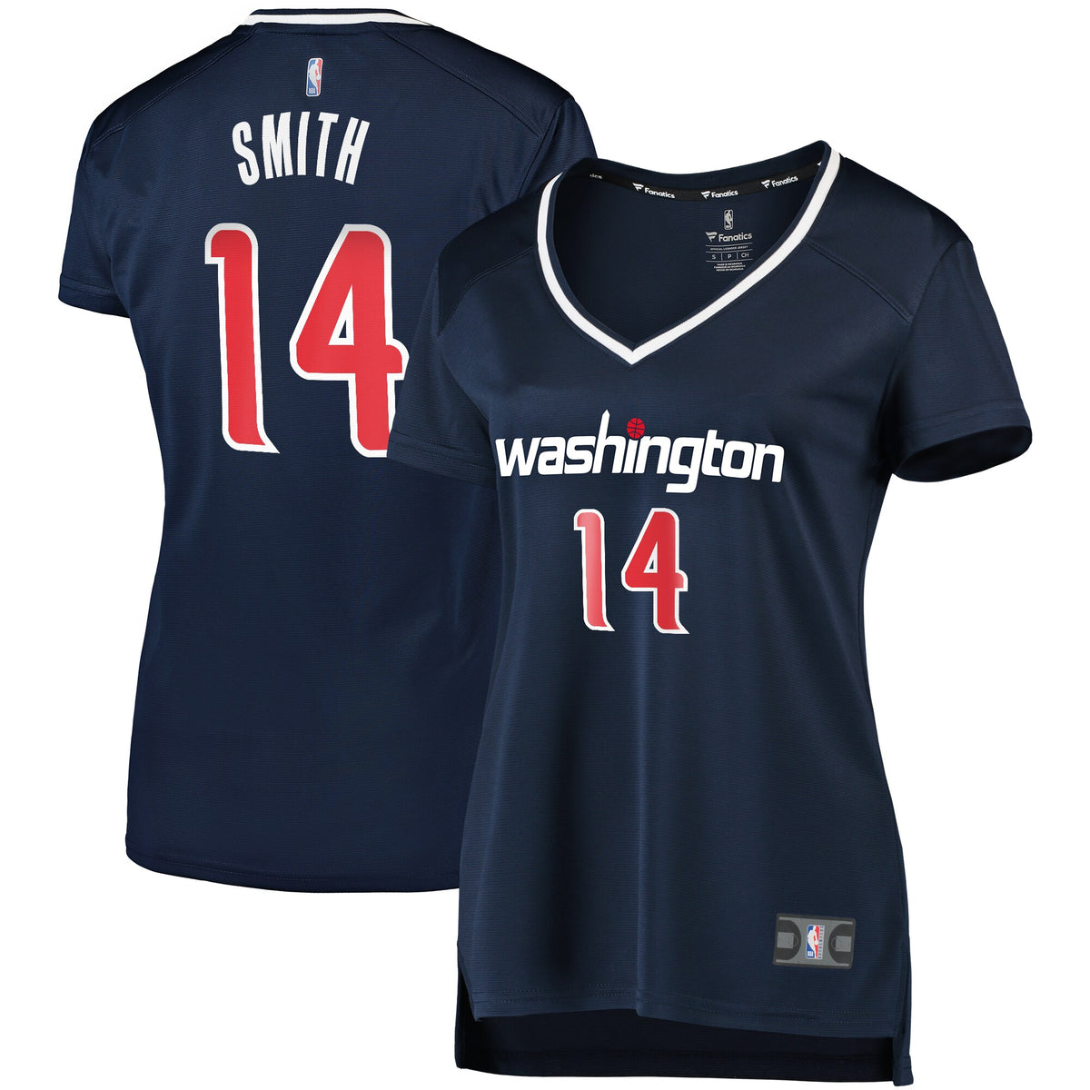 Ish Smith Washington Wizards Fanatics Branded Women's Fast Break Replica Jersey Navy - Statement Edition