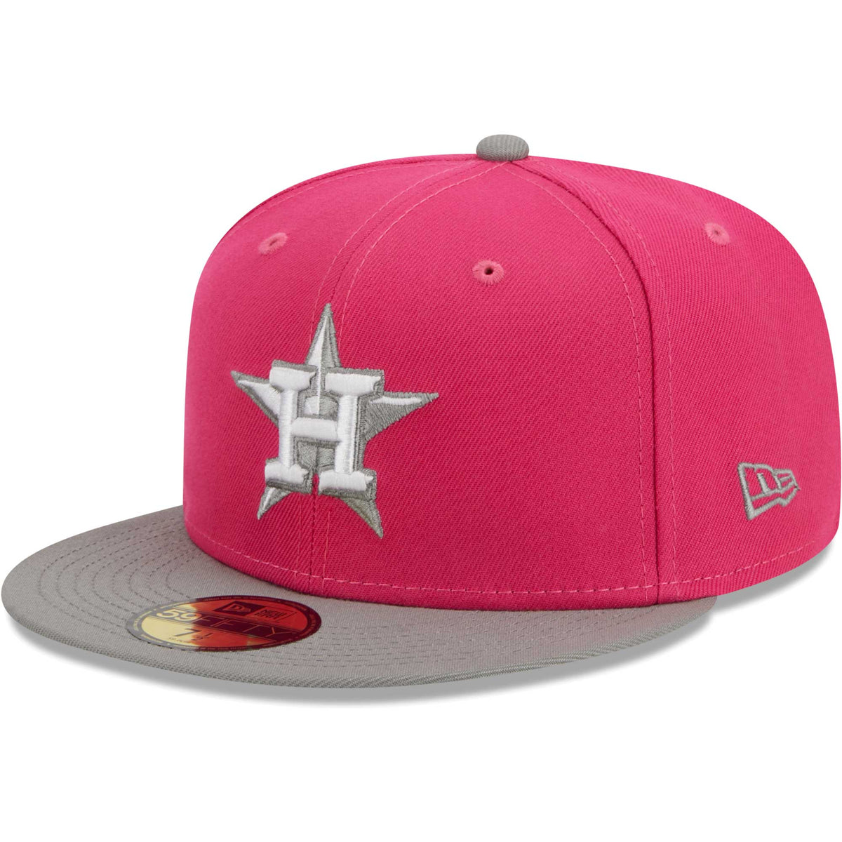 Houston Astros New Era Two-Tone Color Pack 59FIFTY Fitted Hat - Pink