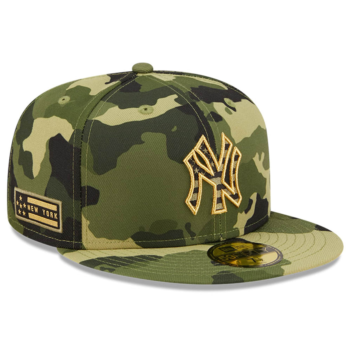 New York Yankees New Era 2022 Armed Forces Day On-Field 59FIFTY Fitted Hat - Camo