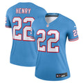 Derrick Henry Tennessee Titans Nike Women s Oilers Throwback Legend Jersey   Light Blue
