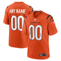 Cincinnati Bengals Nike Alternate Game Custom Jersey   Orange