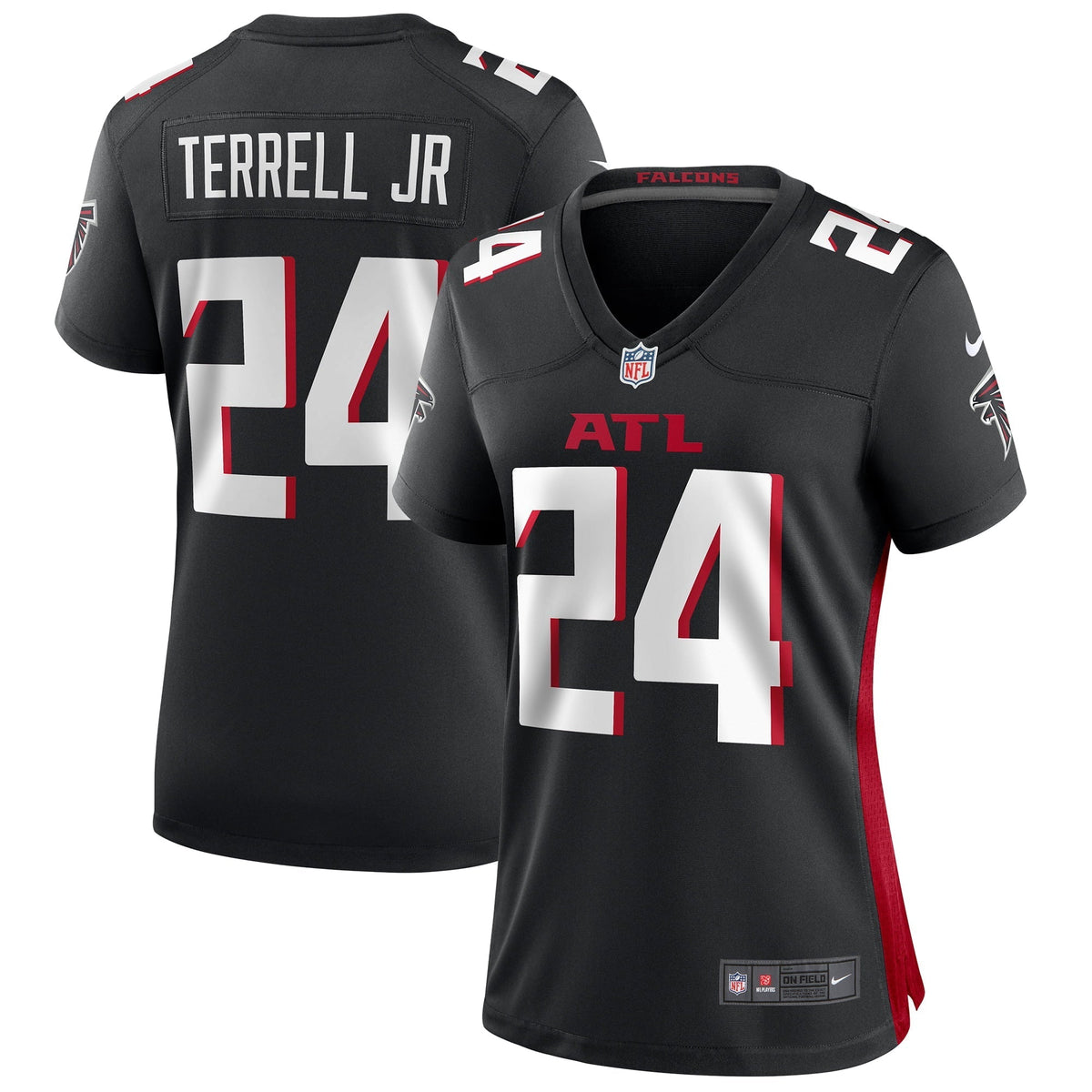 Women s Nike A.J. Terrell Jr. Black Atlanta Falcons Game Jersey