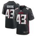 Men s Nike Black Matt Hankins Atlanta Falcons Game Player Jersey