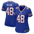 Women s Nike Joel Wilson Royal Buffalo Bills Team Game Jersey