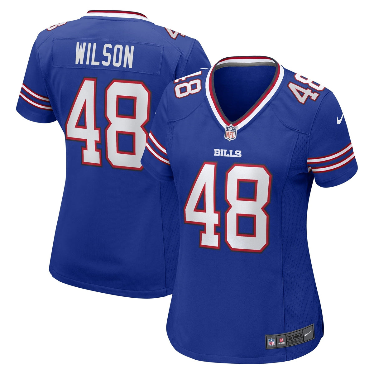 Women s Nike Joel Wilson Royal Buffalo Bills Team Game Jersey