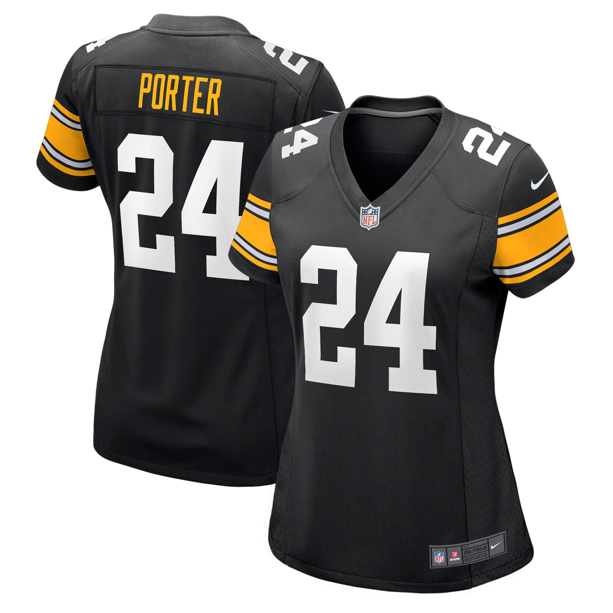 Joey Porter Jr. Pittsburgh Steelers Nike Women s Alternate Game Jersey   Black