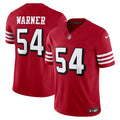 Men s Nike Fred Warner Scarlet San Francisco 49ers Vapor F.U.S.E. Limited Jersey