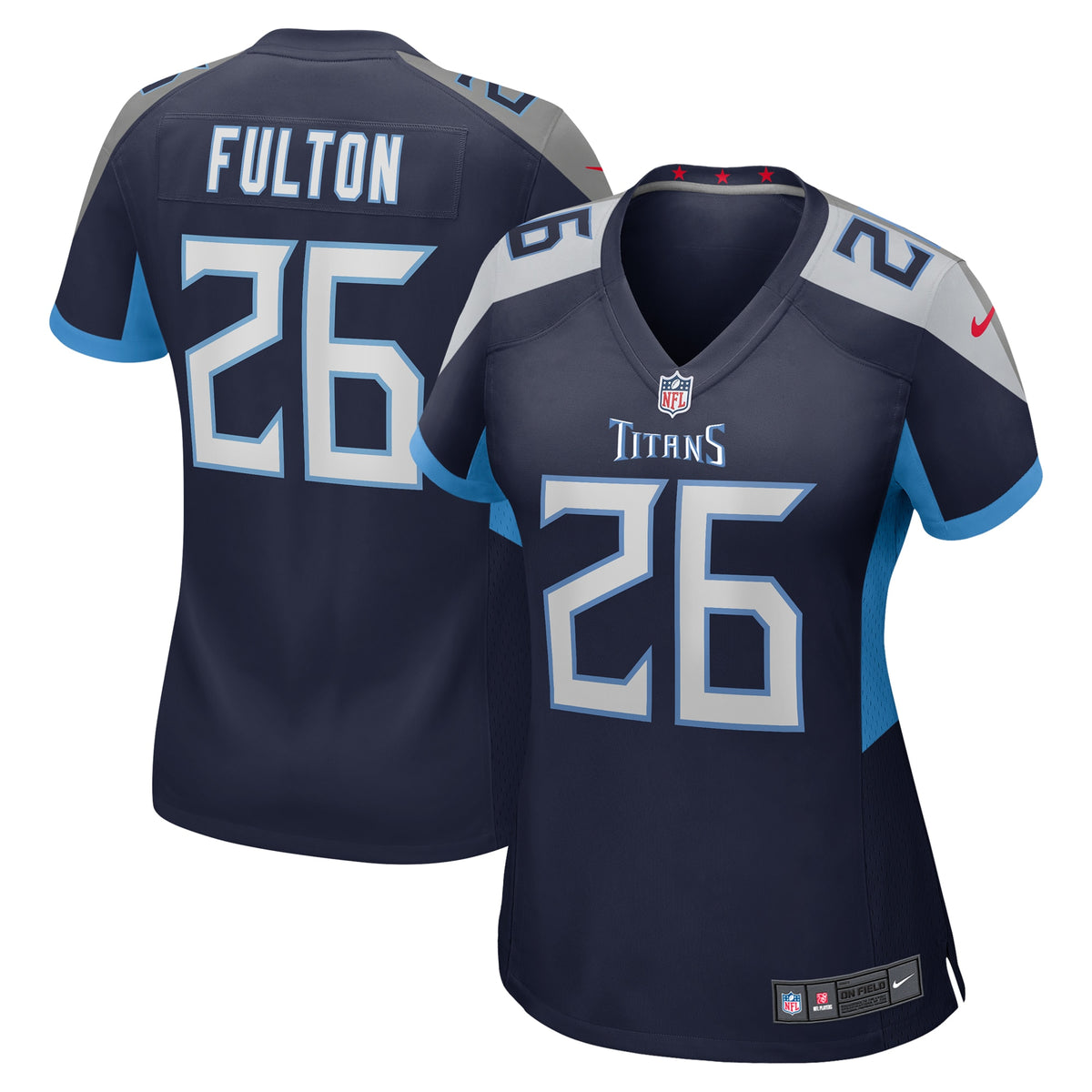 Kristian Fulton Tennessee Titans Nike Women s Game Jersey   Navy