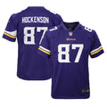 T.J. Hockenson Minnesota Vikings Nike Youth Game Jersey   Purple