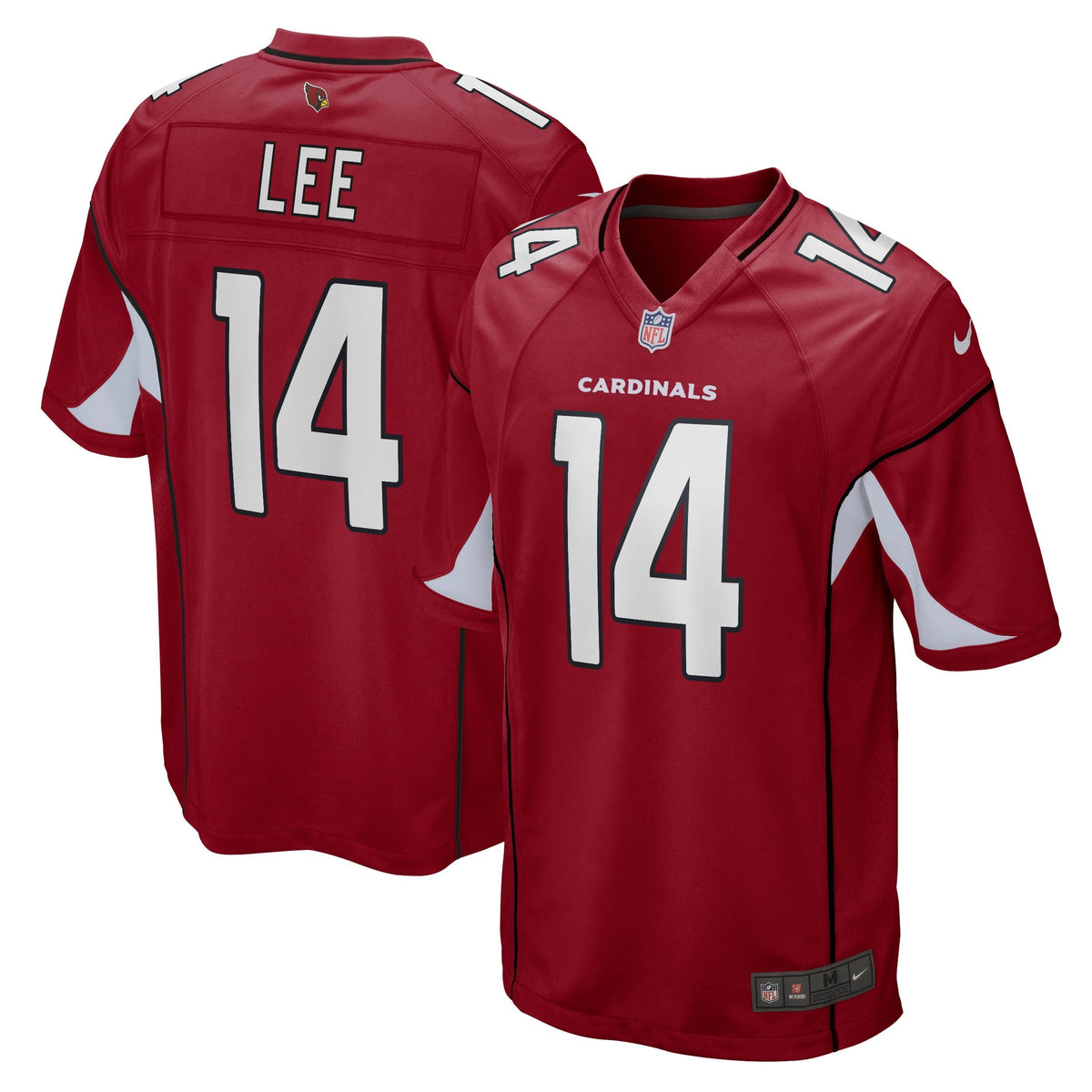 Men s Nike Andy Lee Cardinal Arizona Cardinals Game Player Jersey