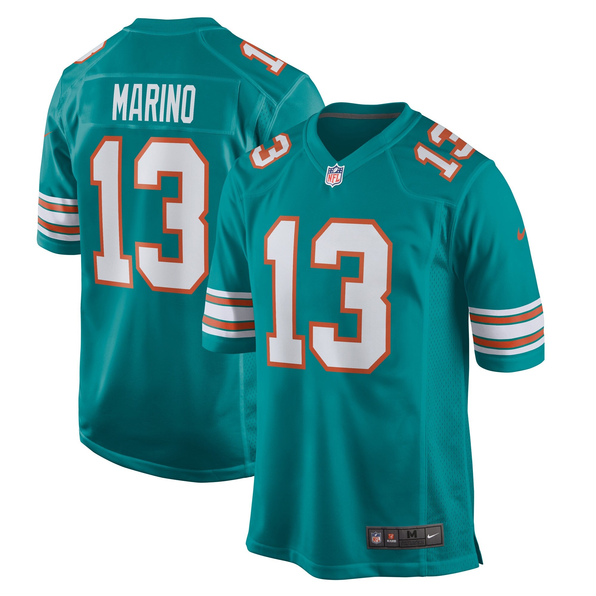 Dan Marino Miami Dolphins Nike Retired Player Jersey   Aqua