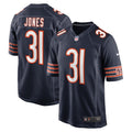 Men s Nike Jaylon Jones Navy Chicago Bears Game Player Jersey