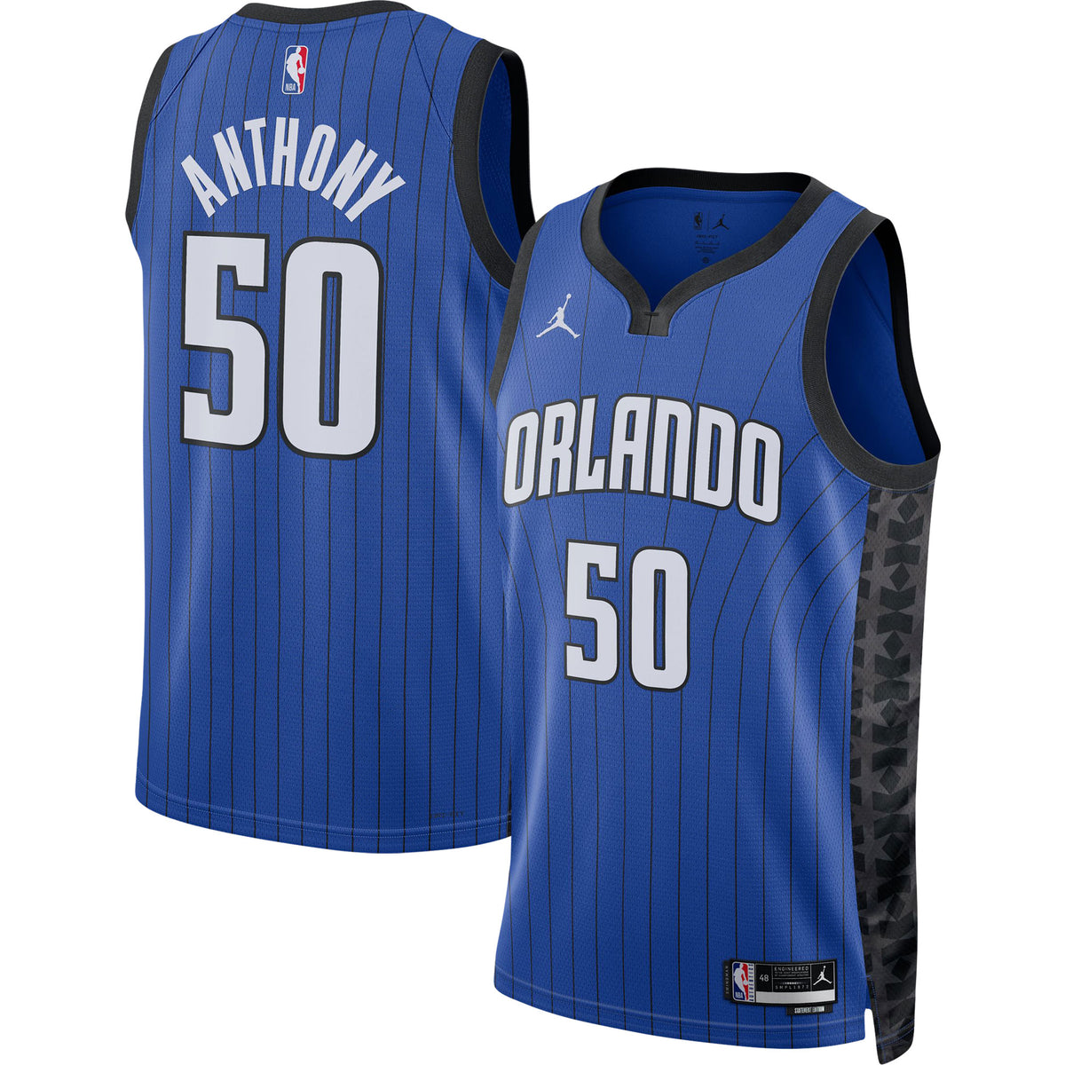 Cole Anthony Orlando Magic Jordans Brand Unisex Swingman Jersey - Statement Edition - Blue