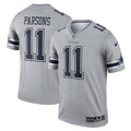 Micah Parsons Dallas Cowboys Nike Inverted Legend Player Jersey   Gray