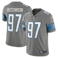 Aidan Hutchinson Detroit Lions Nike Alternate Team Vapor Limited Jersey   Steel