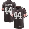 Men s Nike Sione Takitaki Brown Cleveland Browns Game Jersey