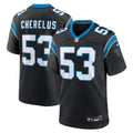 Claudin Cherelus Carolina Panthers Nike Team Game Jersey    Black