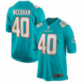 Men s Nike Nik Needham Aqua Miami Dolphins Game Jersey