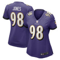 Women s Nike Travis Jones Purple Baltimore Ravens Player Game Jersey