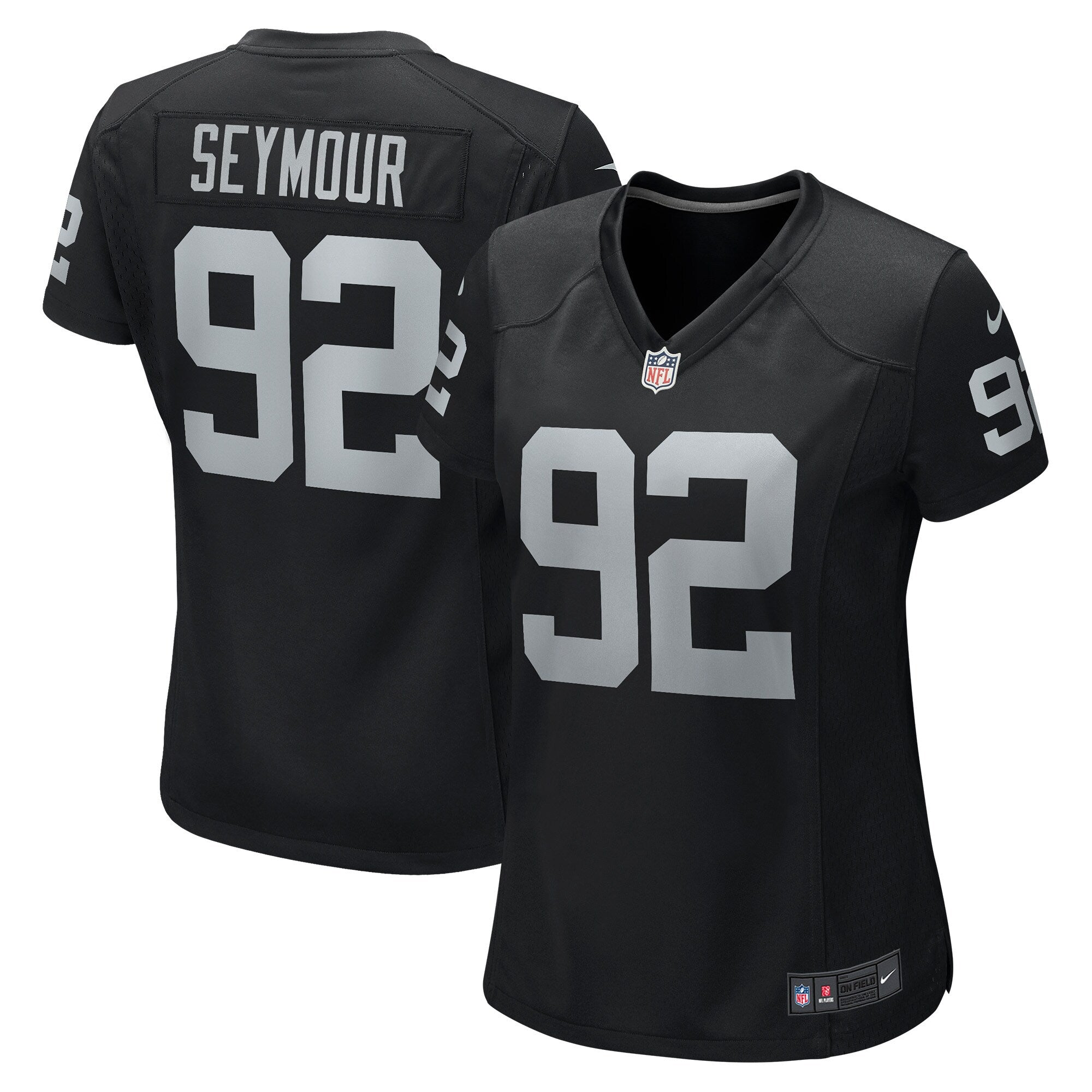 Richard Seymour Las Vegas Raiders Nike Women s Retired Player Game Jersey   Black