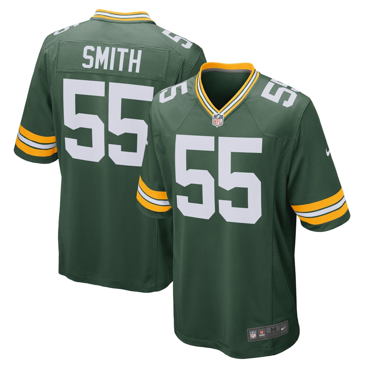 Men s Nike Za Darius Smith Green Green Bay Packers Game Team Jersey