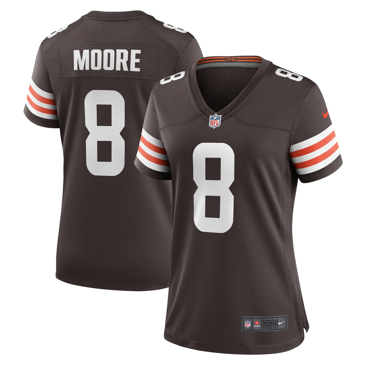Elijah Moore Cleveland Browns Nike Women s Game Jersey   Brown