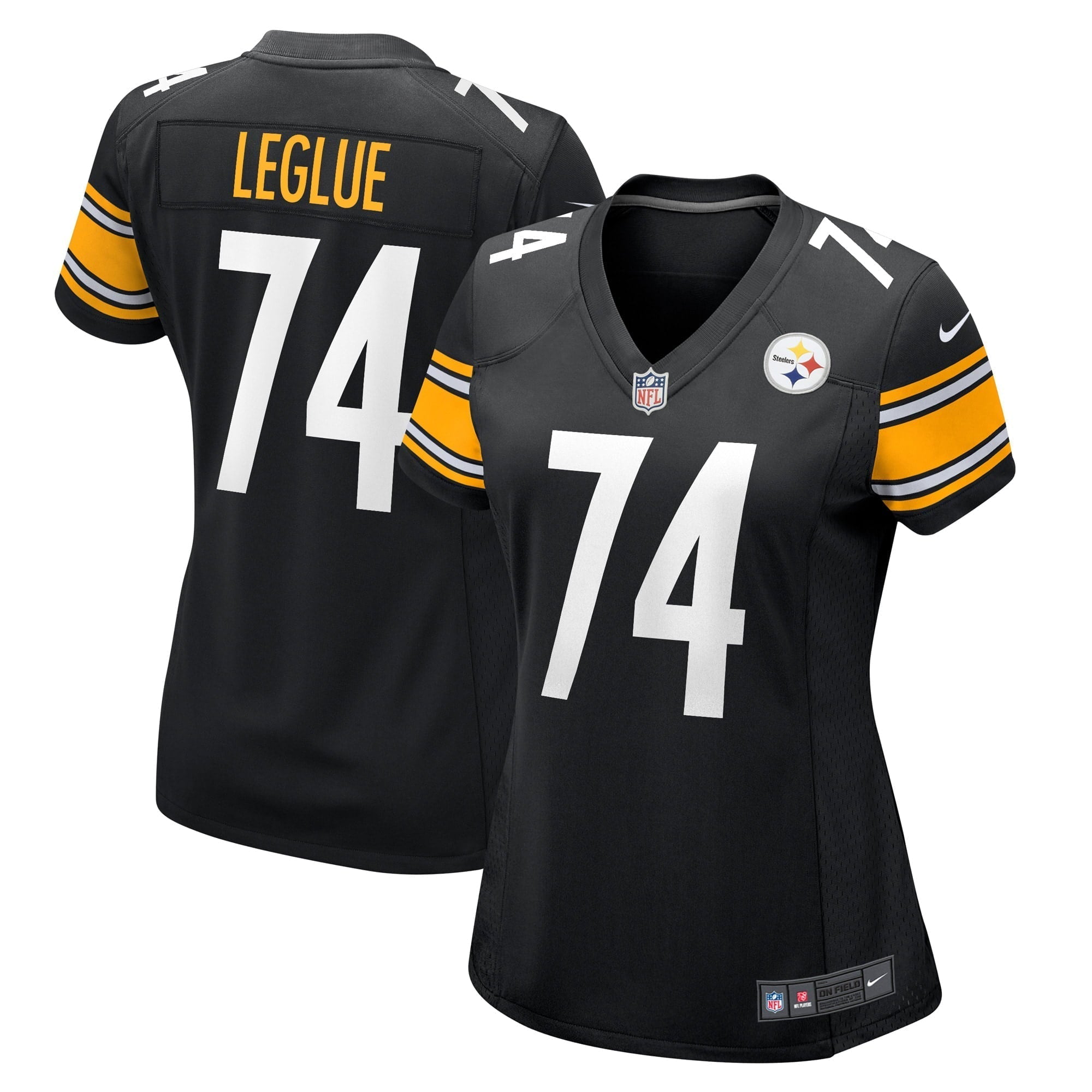 Women s Nike John Leglue Black Pittsburgh Steelers Game Player Jersey