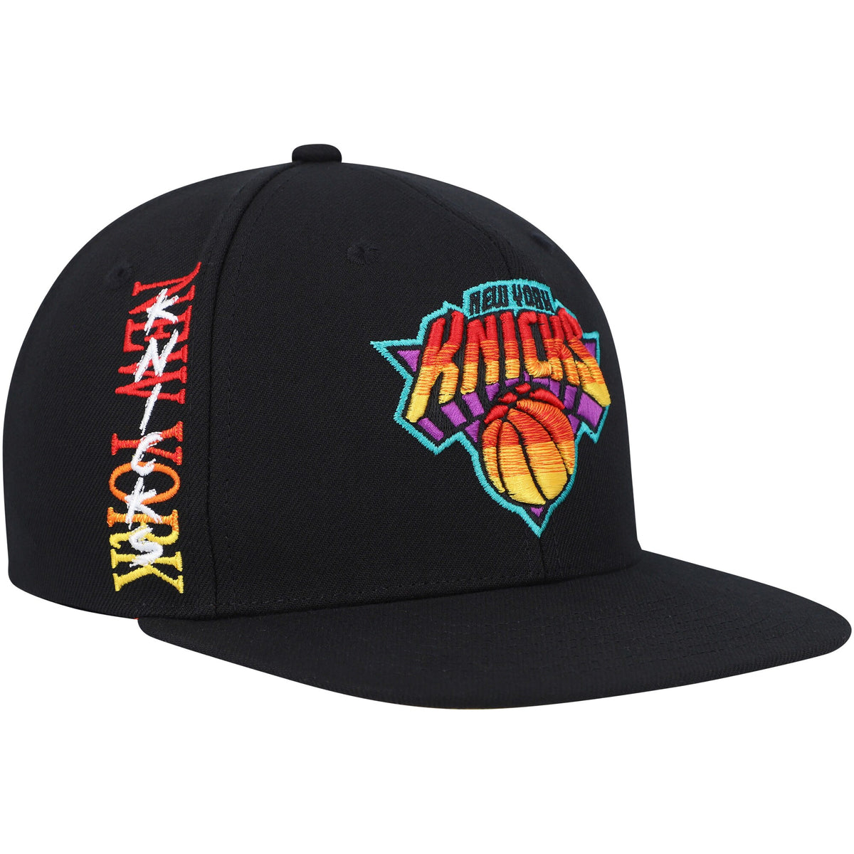 New York Knicks Mitchell & Ness Soul High-Grade Fade Undervisor Snapback Hat - Black