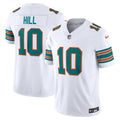 Men s Nike Tyreek Hill White Miami Dolphins Alternate Vapor F.U.S.E. Limited Jersey