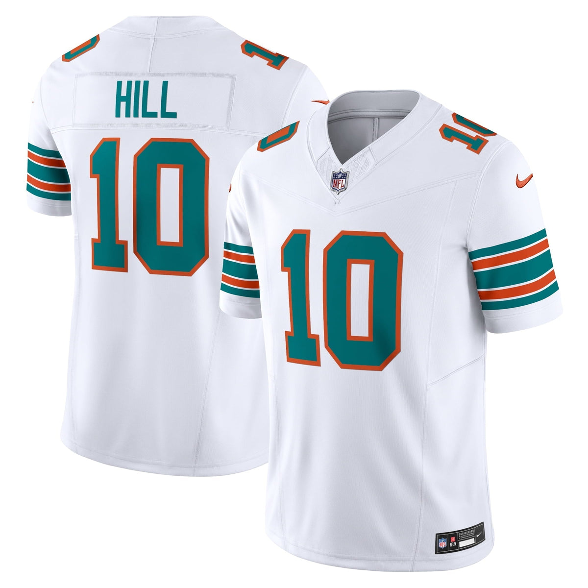 Men s Nike Tyreek Hill White Miami Dolphins Alternate Vapor F.U.S.E. Limited Jersey