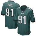 Fletcher Cox Philadelphia Eagles Nike Game Jersey   Midnight Green