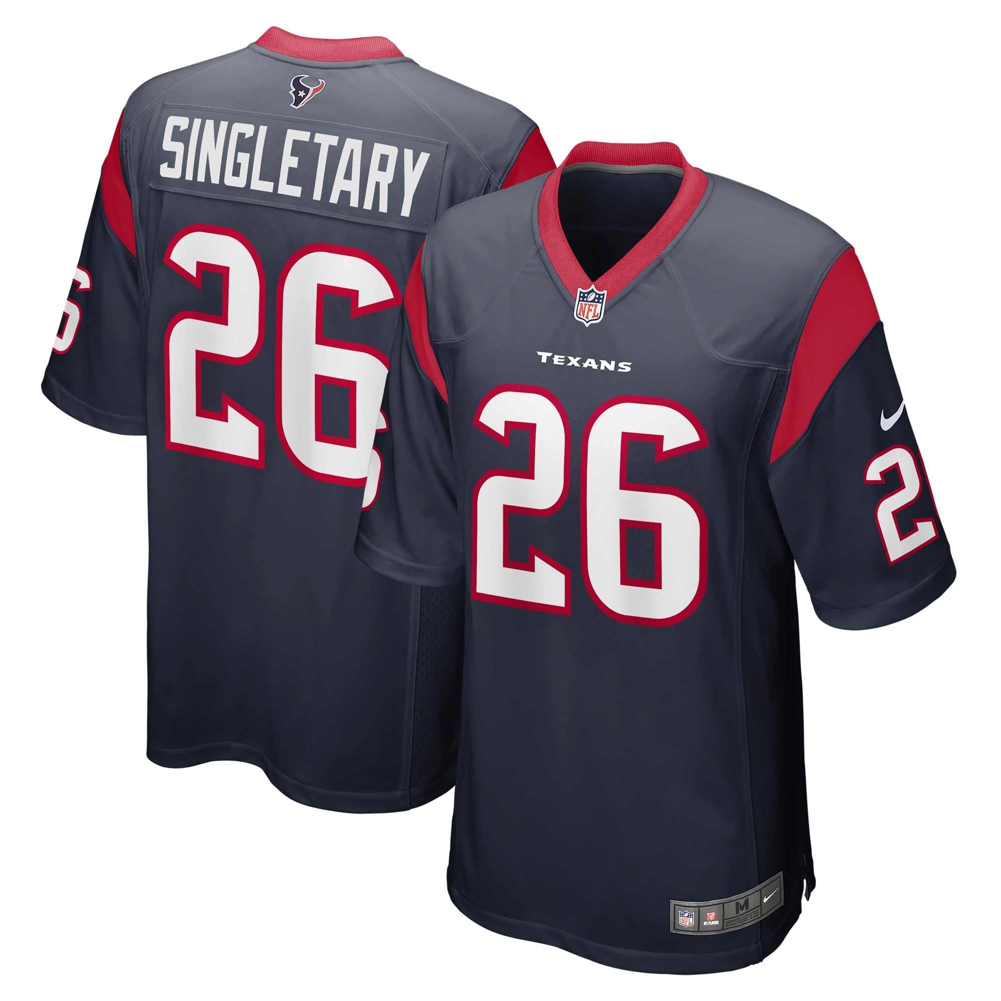 Devin Singletary Houston Texans Nike Team Game Jersey   Navy