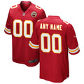 Kansas City Chiefs Nike Custom Game Jersey   Red