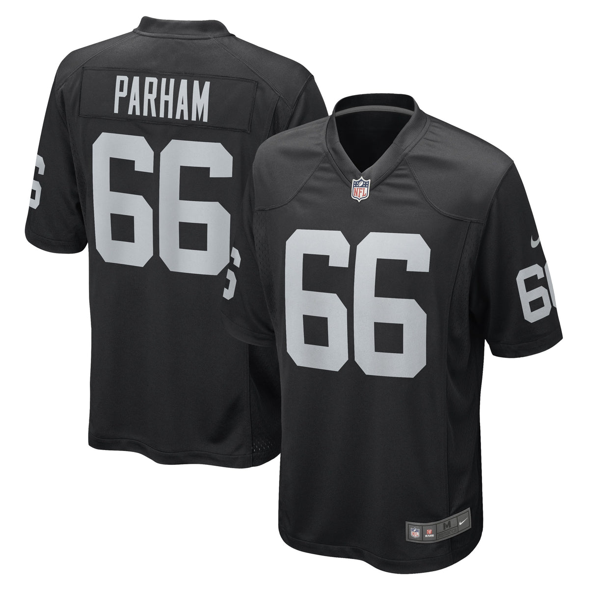 Dylan Parham Las Vegas Raiders Nike Game Player Jersey   Black