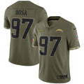 Joey Bosa Los Angeles Chargers Nike 2022 Salute To Service Limited Jersey   Olive