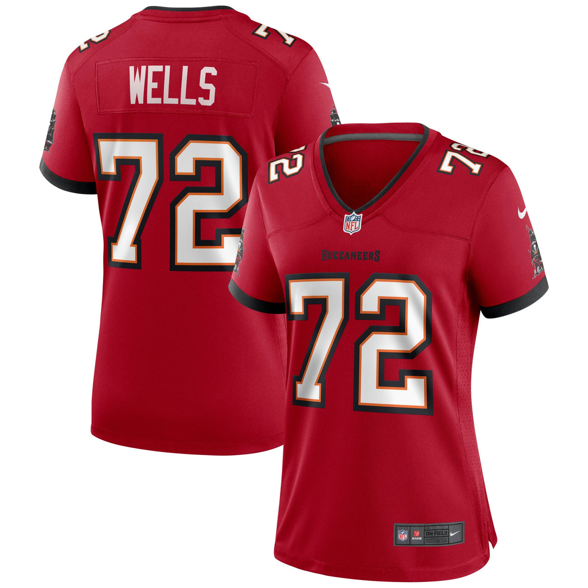 Josh Wells Tampa Bay Buccaneers Nike Women s Game Jersey   Red