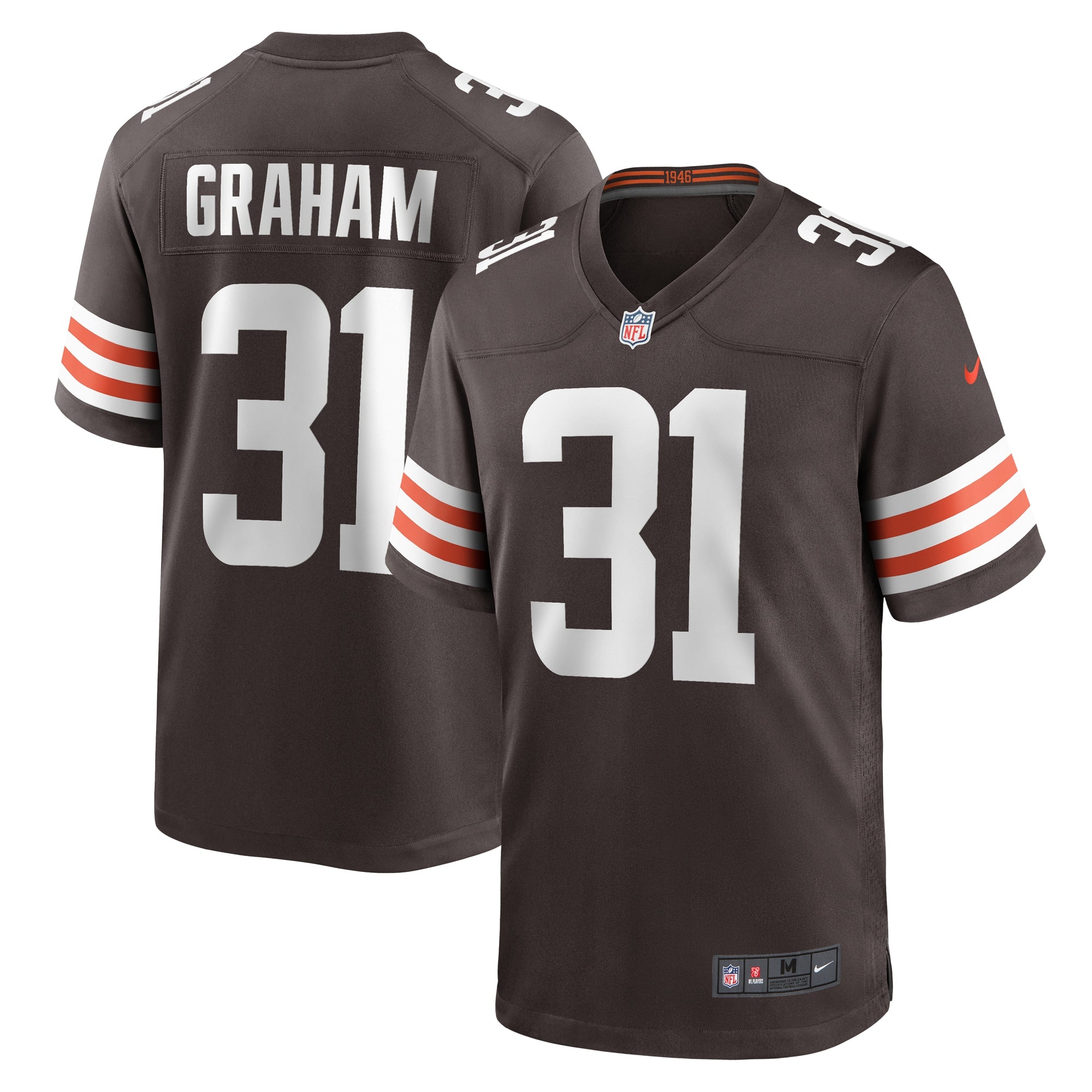 Thomas Graham Jr. Cleveland Browns Nike Team Game Jersey    Brown
