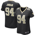 Women s Cameron Jordan New Orleans Saints Game Jersey Black