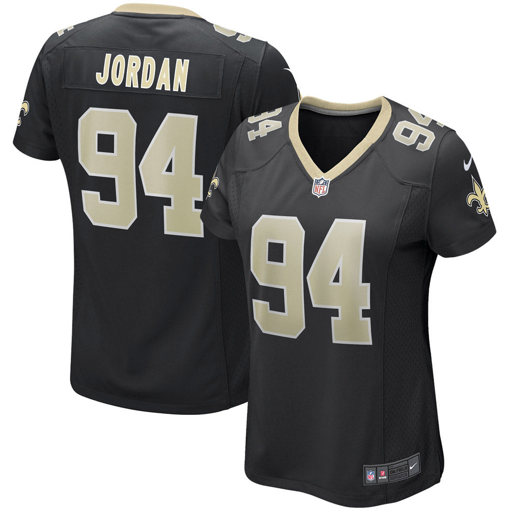 Women s Cameron Jordan New Orleans Saints Game Jersey Black