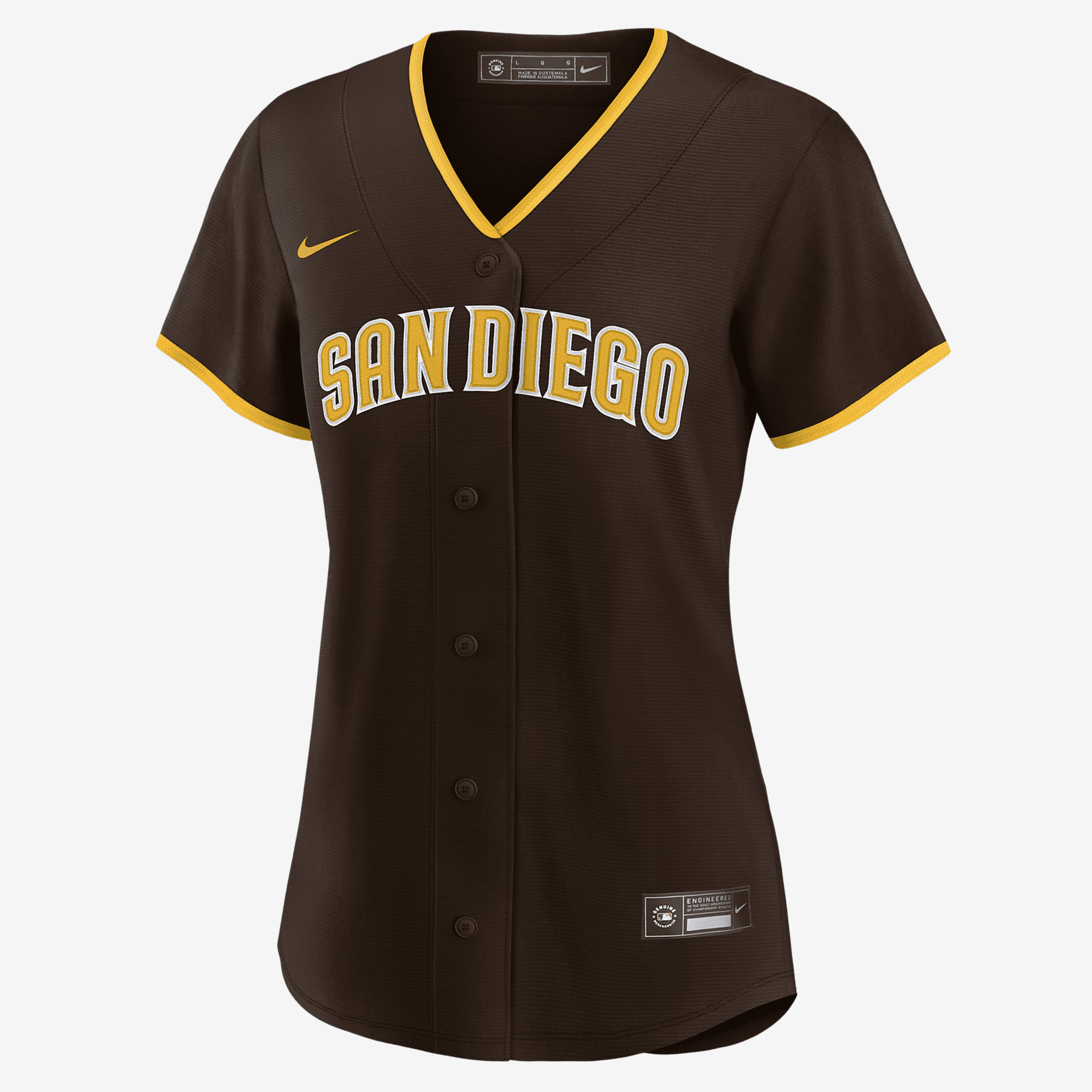 MLB San Diego Padres (Manny Machado) Women's Replica Baseball Jersey - Brown