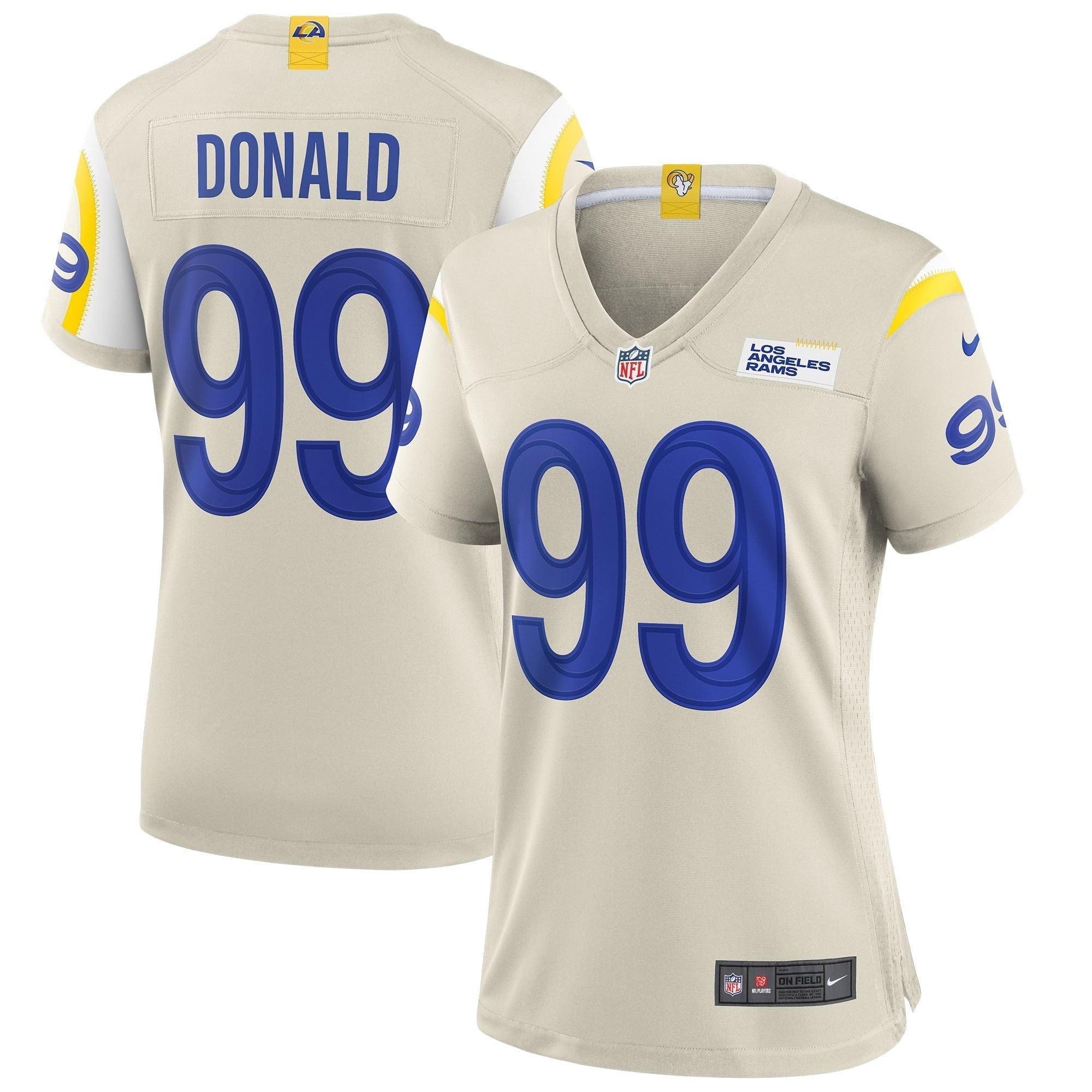 Women s Nike Aaron Donald Bone Los Angeles Rams Player Game Jersey