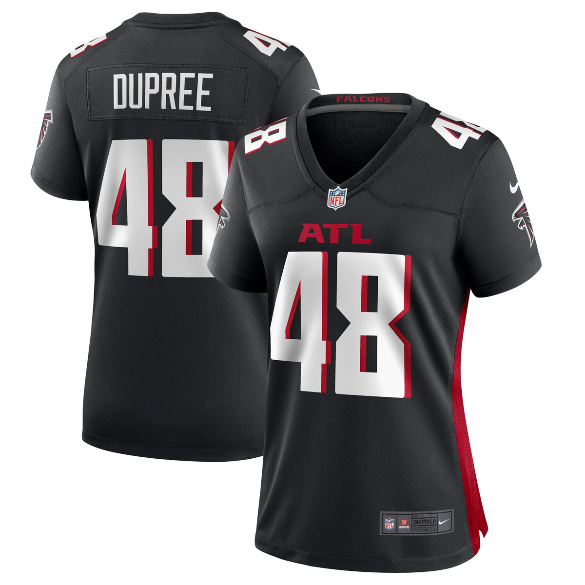Bud Dupree Atlanta Falcons Nike Women s Game Player Jersey   Black